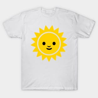 Smiley Happy Sun Face Emoticon T-Shirt